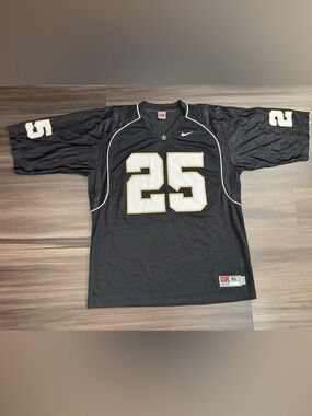 Vintage Nike Vanderbilt Commodores #25 NCAA College Football Team Jersey Men XL